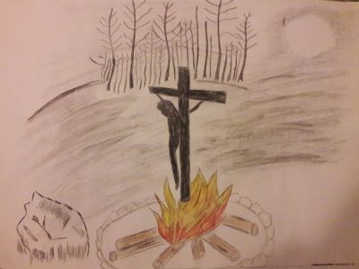 Schwere Dissoziation, ans Kreuz genagelt